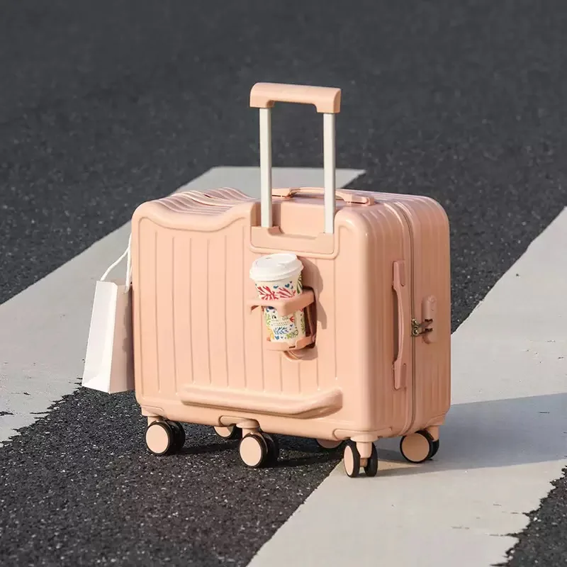 Kids Ride-On Carry-On Suitcase – 20 Inch 6-Wheel Travel Luggage with TSA Lock for age 3 - 6years — Gallery image 2