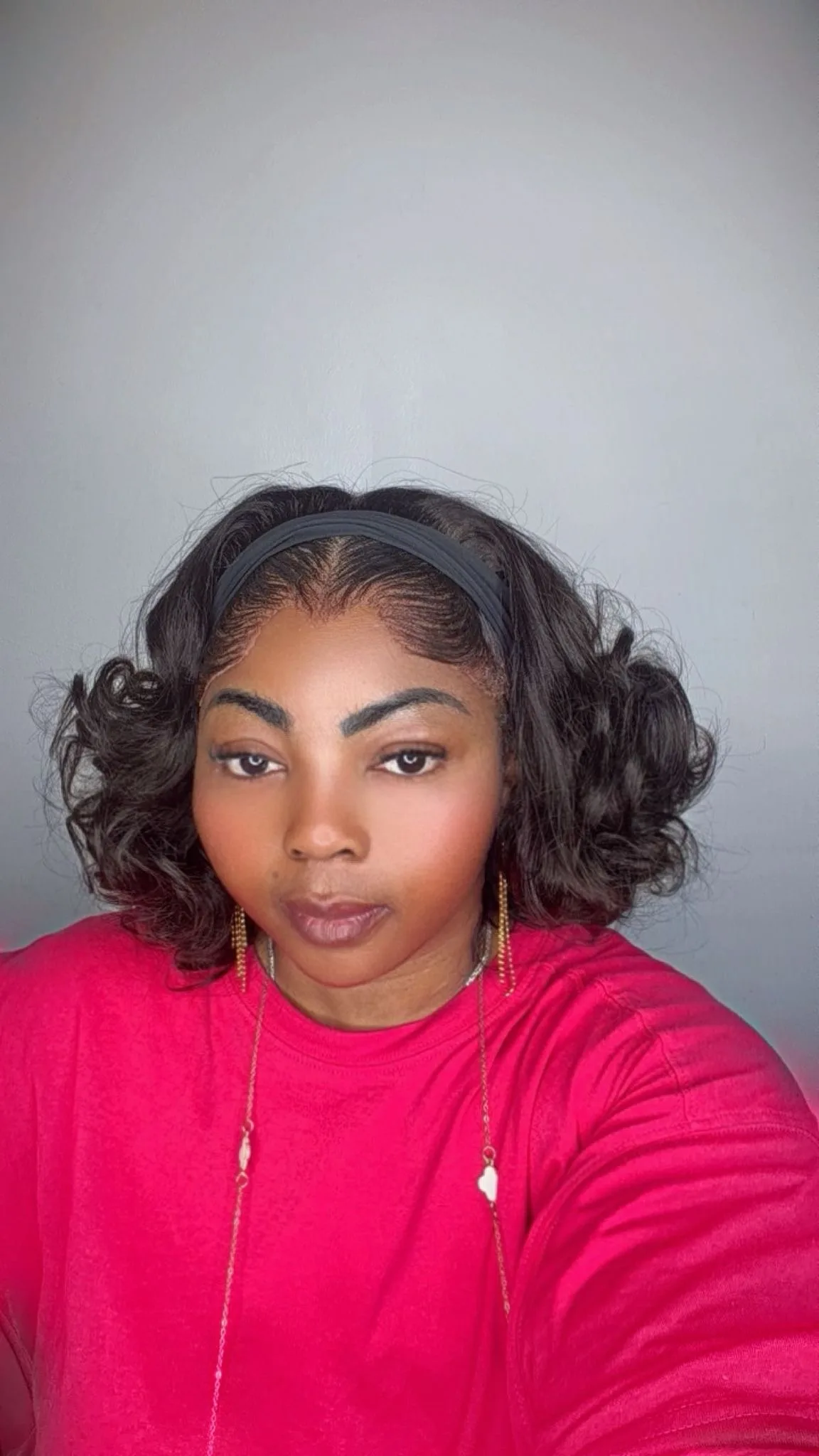 MATI 300g Human Hair Bouncy Headband Wig 12 Inch — Gallery image 8