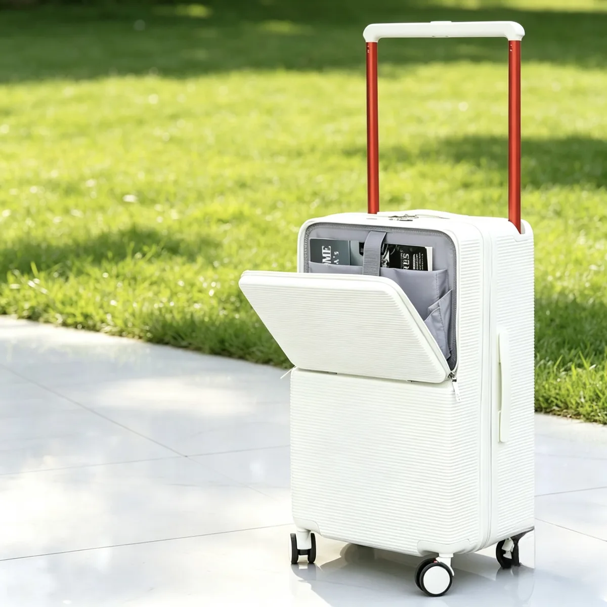 Front-Opening Suitcase with Pull Rod, Large Capacity — Gallery image 4