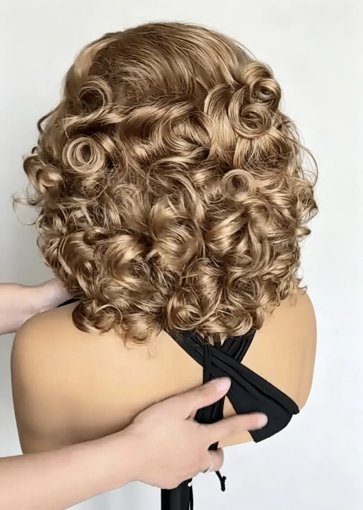 MATI 300g Human Hair Bouncy Headband Wig 12 Inch — Gallery image 4