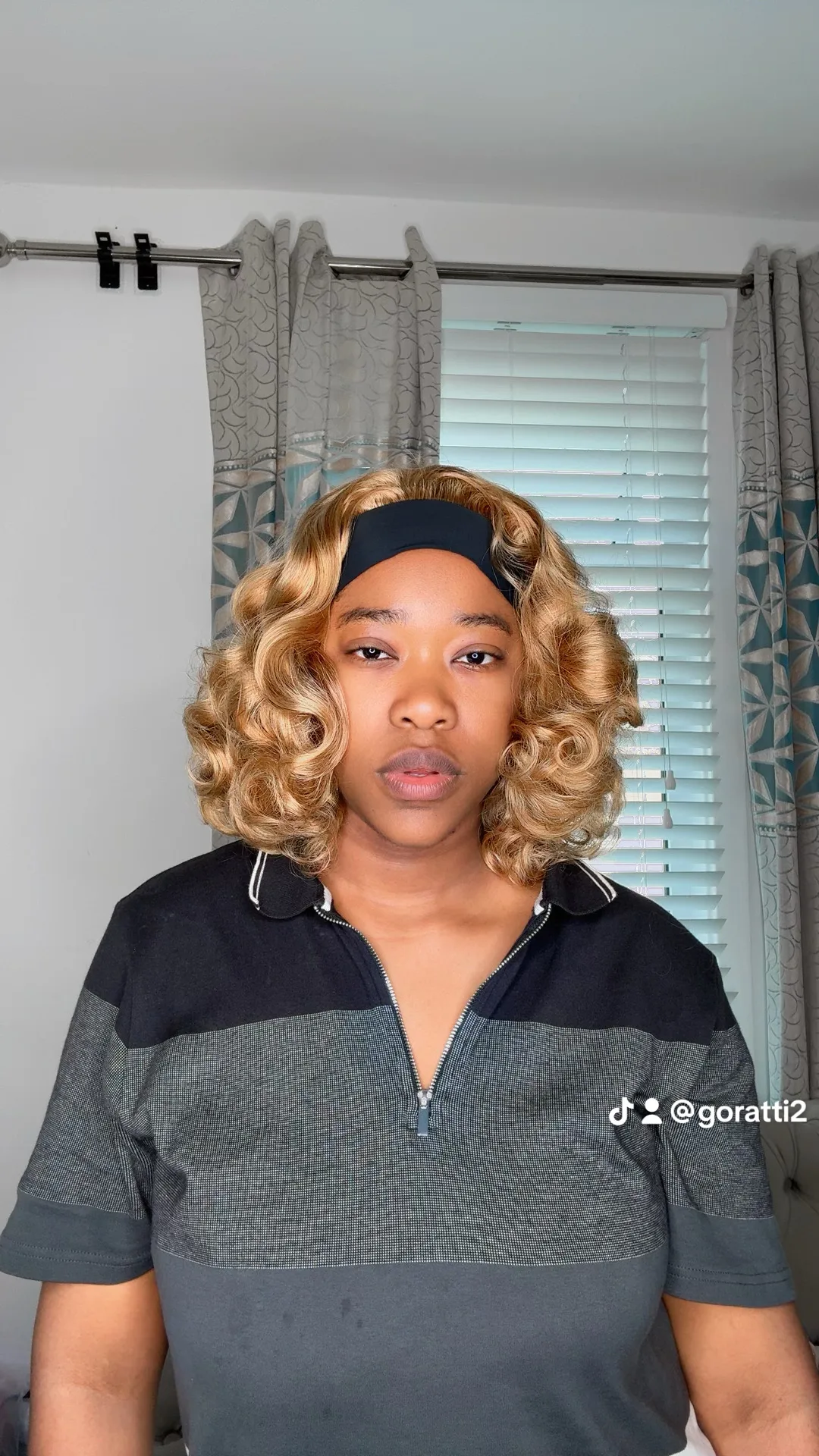 TIGO 300g Human Hair Bouncy Headband Wig 12 Inch — Gallery image 8